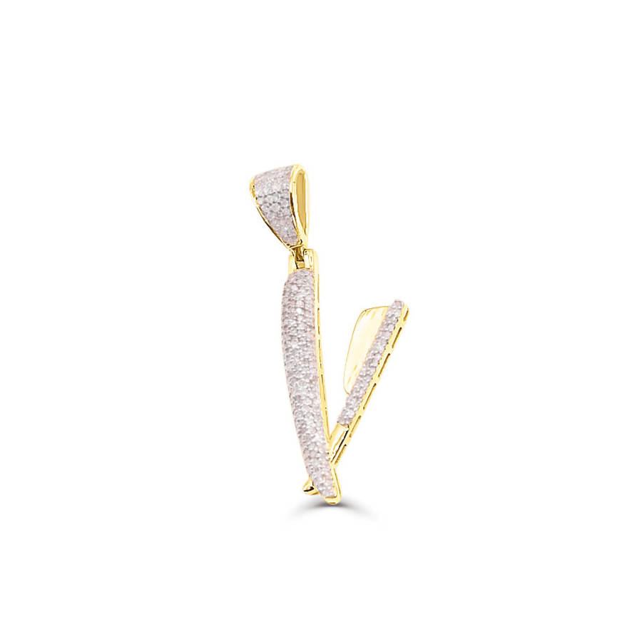 10K Gold Diamond Pendant 0.50CT