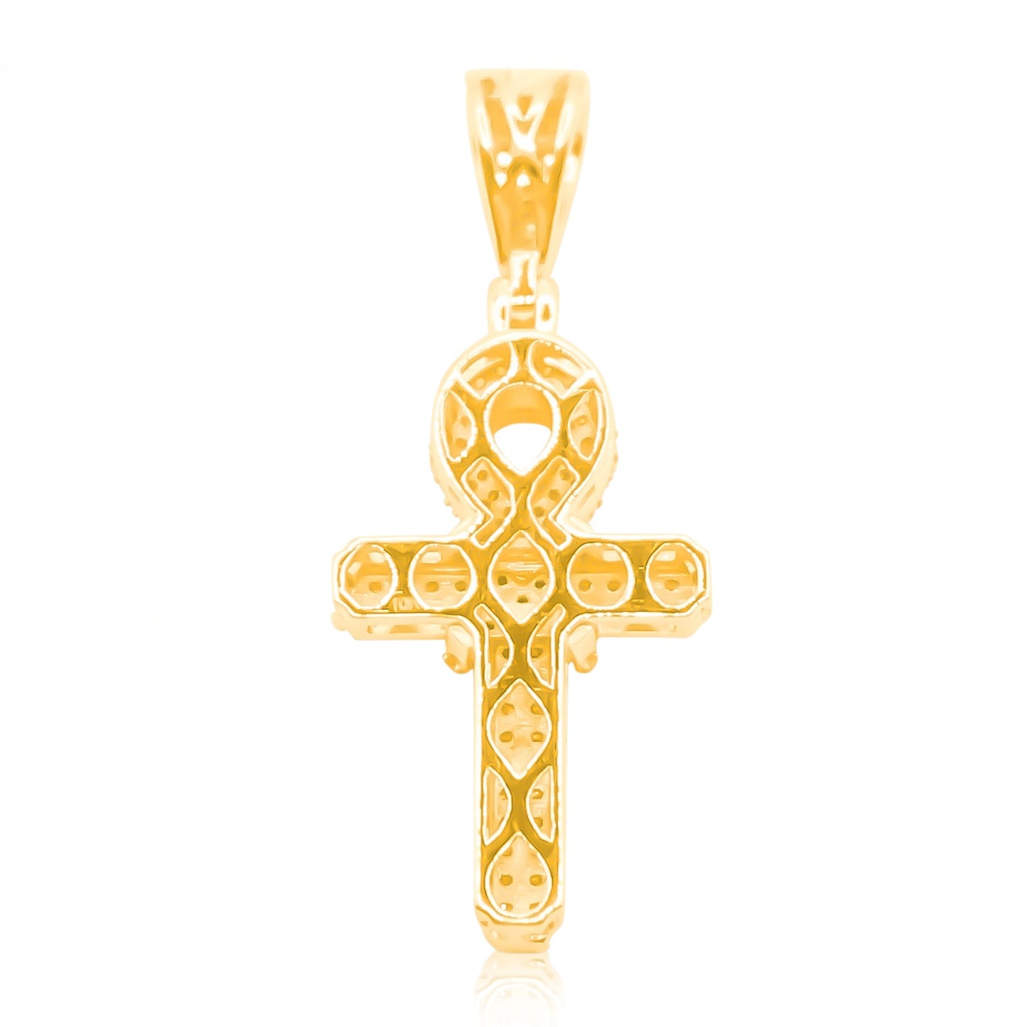 10K Gold Diamond Pendant 0.60CT