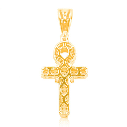 10K Gold Diamond Pendant 0.60CT