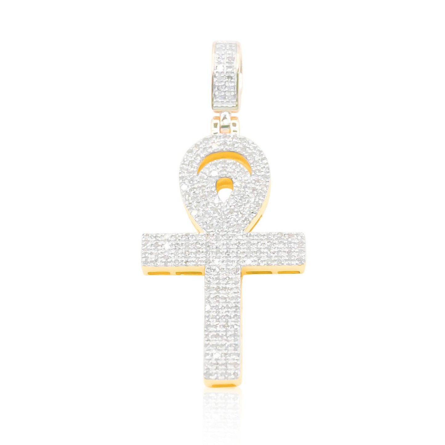 10K Gold Diamond Pendant 0.60CT