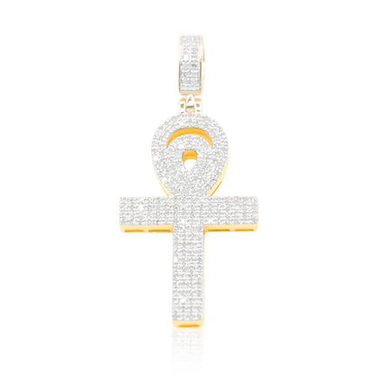 10K Gold Diamond Pendant 0.60CT