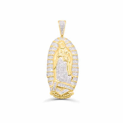 10K Gold Diamond Pendant 1.00CT