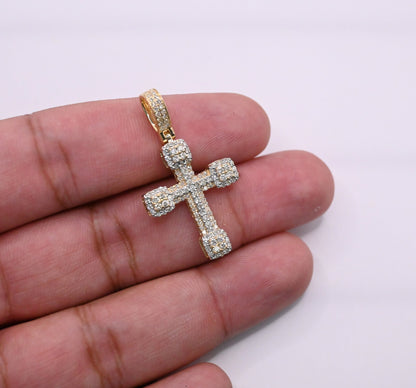 10K Gold Diamond Pendant 1.00CT