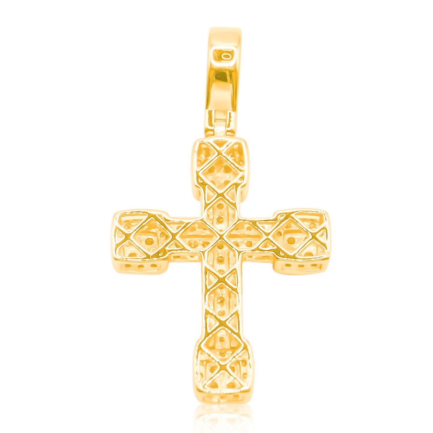 10K Gold Diamond Pendant 1.00CT