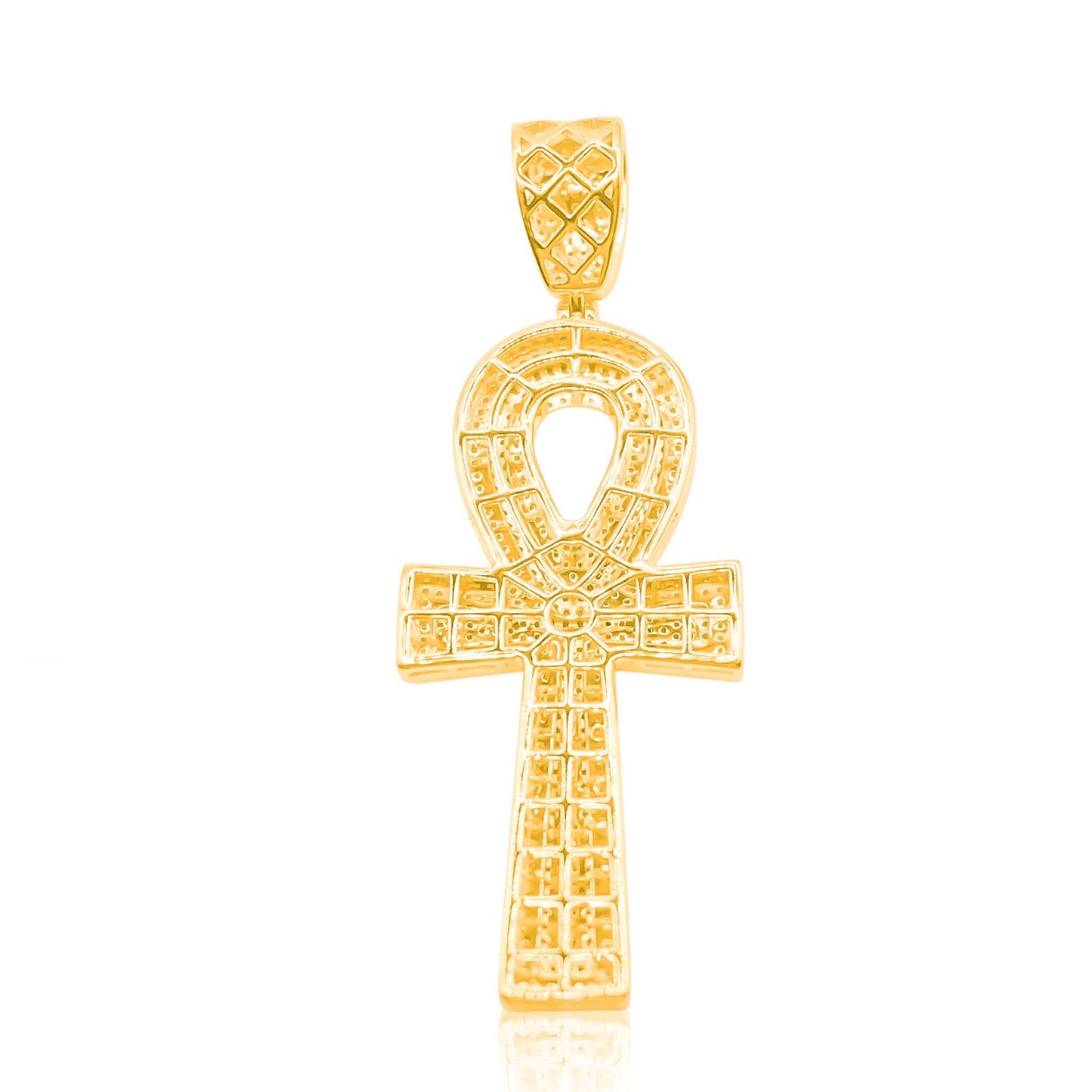 10K Gold Diamond Pendant 1.00CT