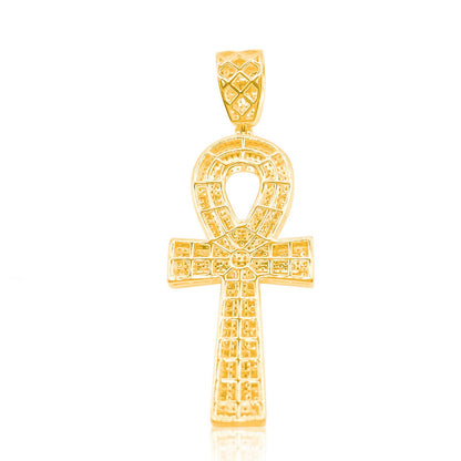 10K Gold Diamond Pendant 1.00CT