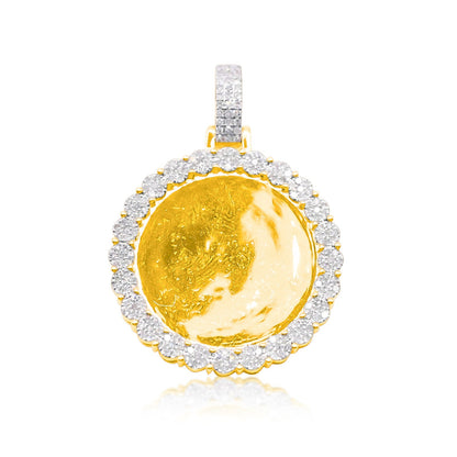 10K Gold Diamond Custom Memory Pendant 1.25CT