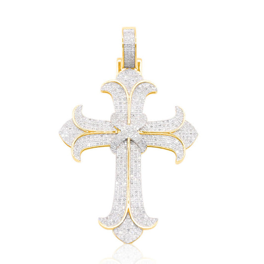 10K Gold Diamond Pendant 1.40CT