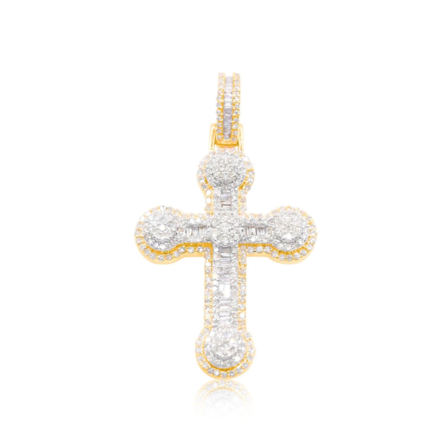 10K Gold Diamond Pendant 1.50CT