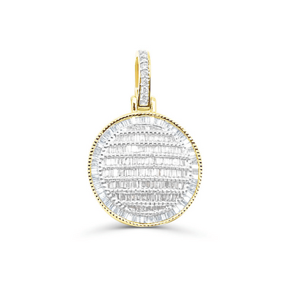 10K Gold Diamond Pendant 1.58CT