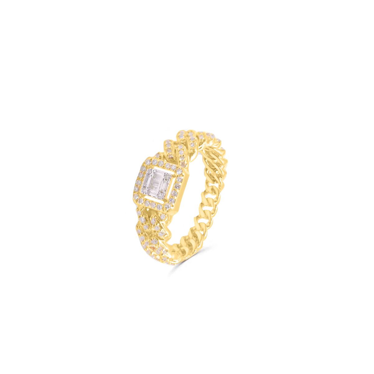 10K Gold Diamond Men's Ring 1.00CT