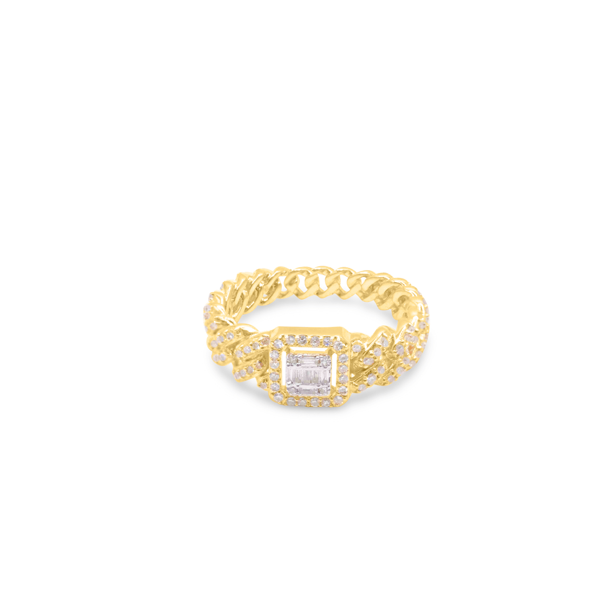 10K Gold Diamond Men's Ring 1.00CT