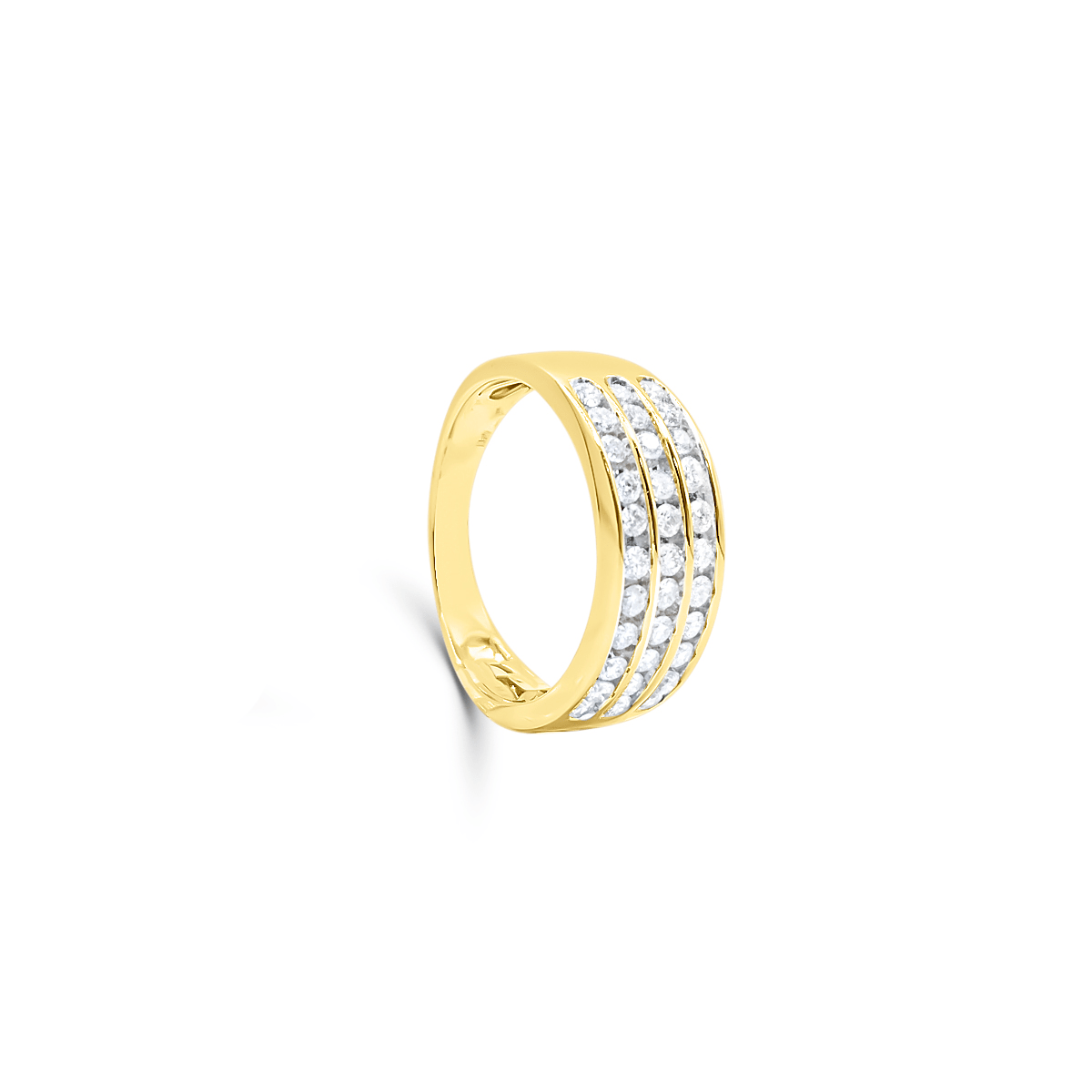 10K Gold Diamond Men's Ring 1.00CT