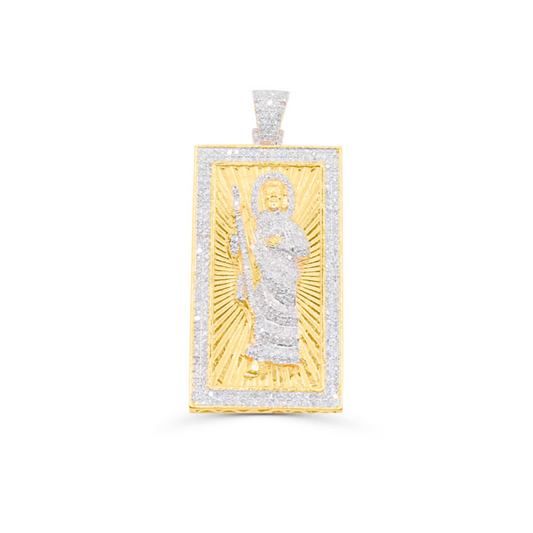 10K Gold Diamond Pendant 2.00CT