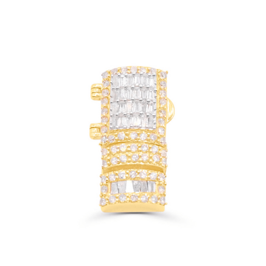 10K Gold Diamond Pendant 2.00CT