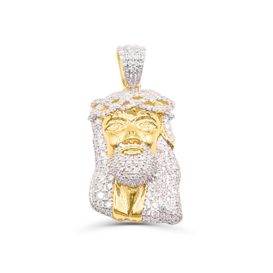 10K Gold Diamond Pendant 2.00CT