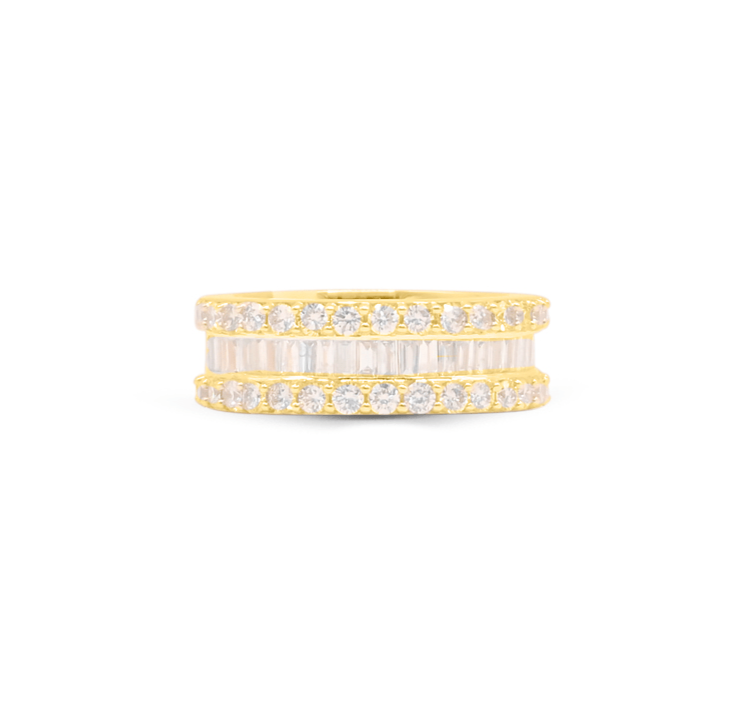 10K Gold Diamond Men's Ring 2.30CT