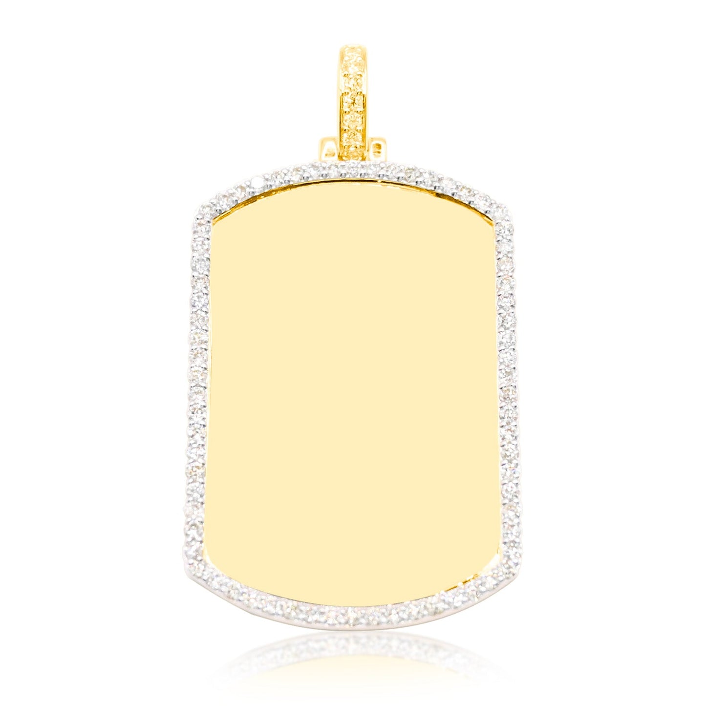 10K Gold Diamond Custom Memory Pendant 2.30CT