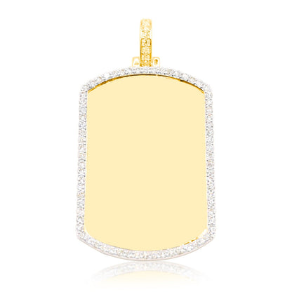 10K Gold Diamond Custom Memory Pendant 2.30CT