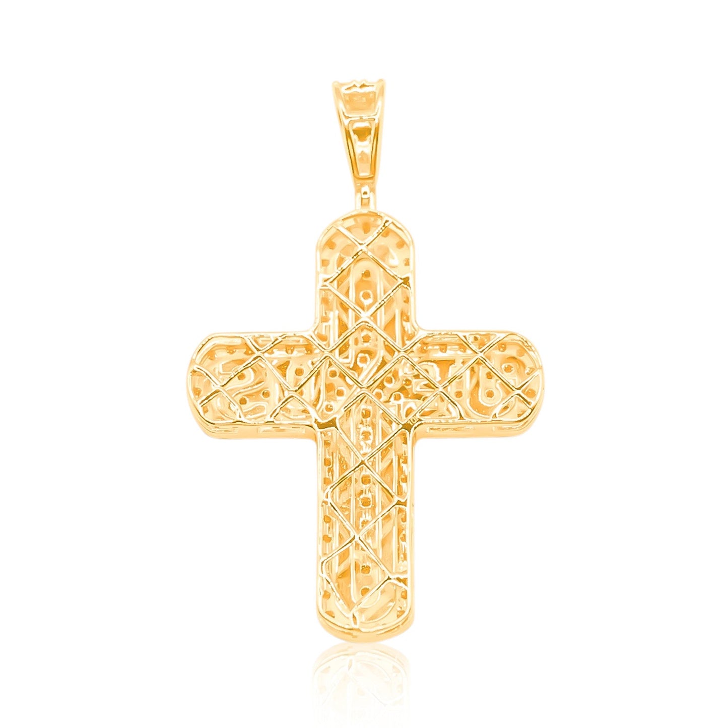 10K Gold Diamond Pendant 2.50CT