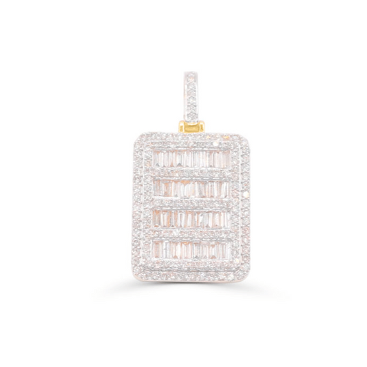 10K Gold Diamond Pendant 2.77CT