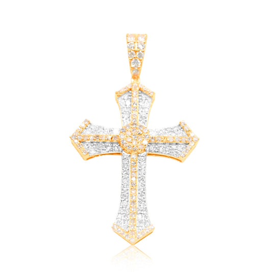 10K Gold Diamond Pendant 2.00CT