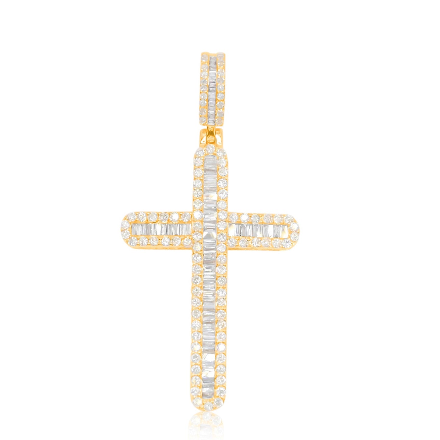 10K Gold Diamond Pendant 2.00CT