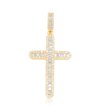 10K Gold Diamond Pendant 2.00CT