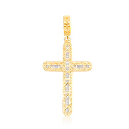 10K Gold Diamond Pendant 2.00CT