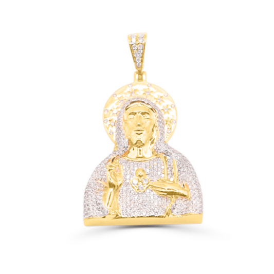 10K Gold Diamond Pendant 3.15CT