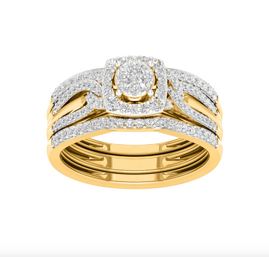 10KT Gold Diamond Women's Ring 0.50CTW