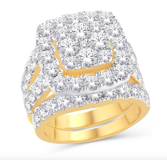 10KT Gold Diamond Women's Ring 4.00CTW