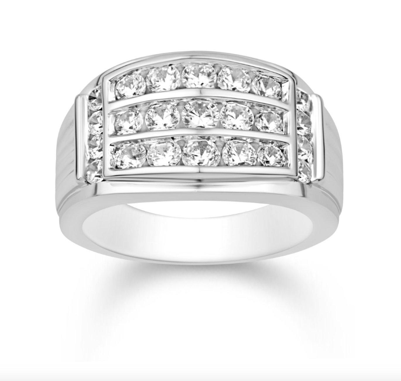 14K Gold Diamond Men's Ring 1.99CT