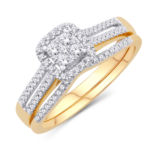 10KT Gold Diamond Women's Ring 0.30CTW