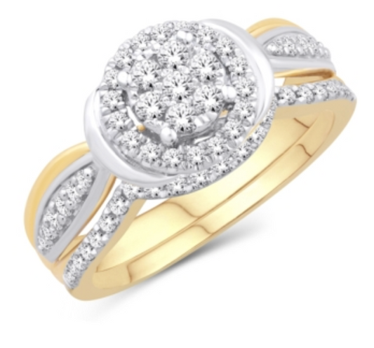 10KT Gold Diamond Women's Ring 0.50CTW