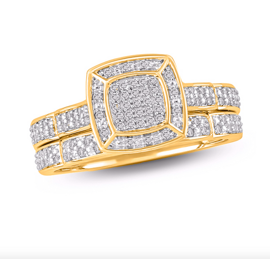 10KT Gold Diamond Women's Ring 0.23CTW