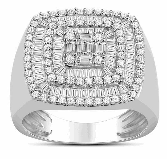 10K Gold Diamond Men's Ring 1.50CT