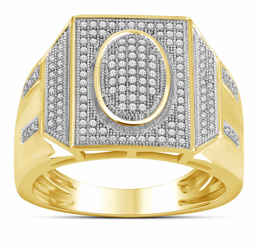 10K Gold Diamond Men's Ring 0.40CT