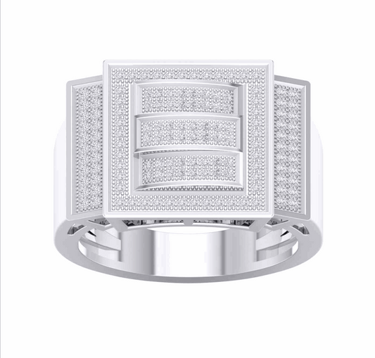 10K Gold Diamond Men's Ring 0.40CT