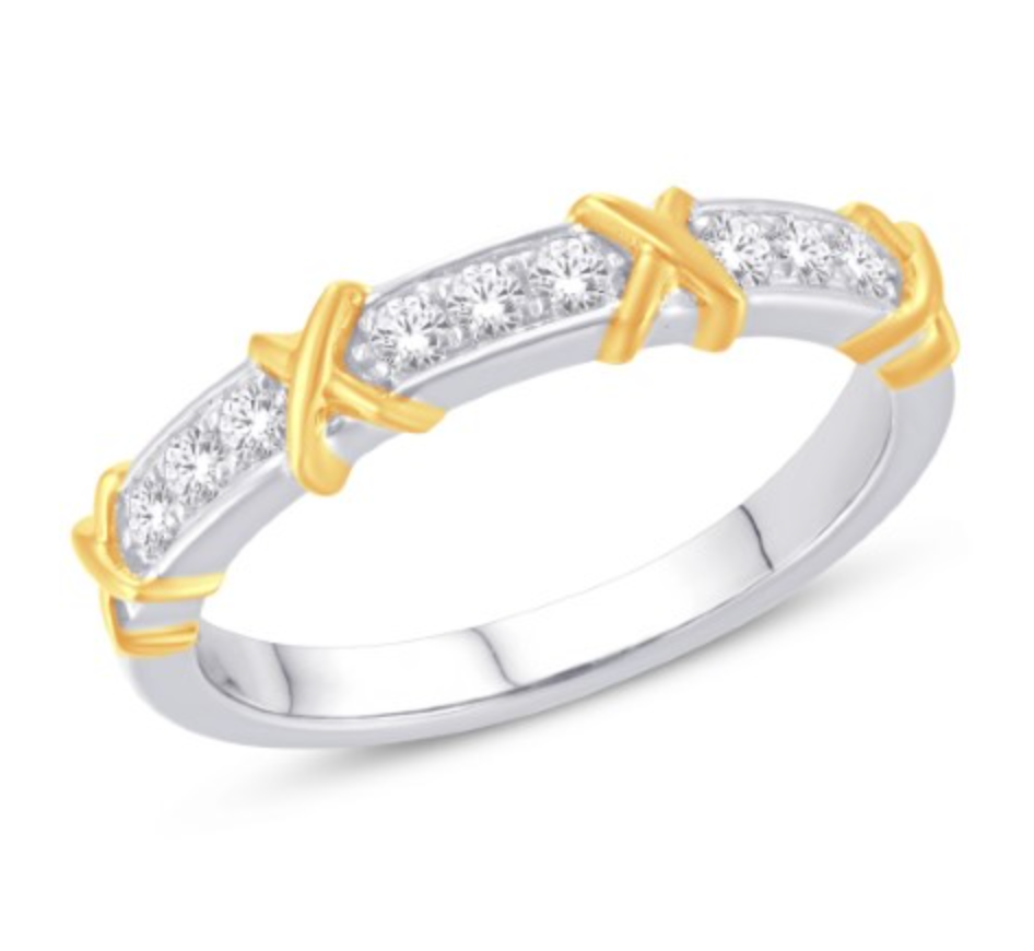 14KT Gold Diamond Women's Ring 0.25CTW