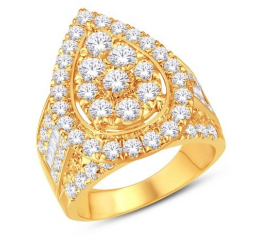 10KT Gold Diamond Women's Ring 3.03CTW