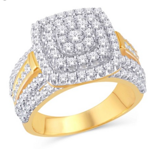 10KT Gold Diamond Women's Ring 1.50CTW