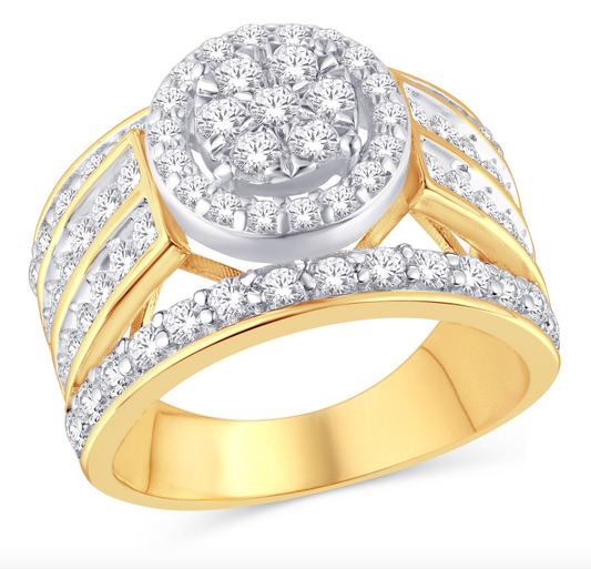 10KT Gold Diamond Women's Ring 2.00CTW