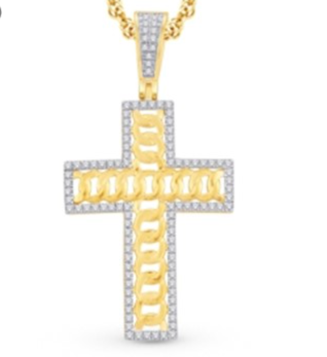 10K Gold Diamond Pendant 0.25CT