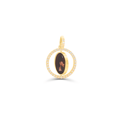 10K Gold Diamond Custom Memory Pendant 1.50CT