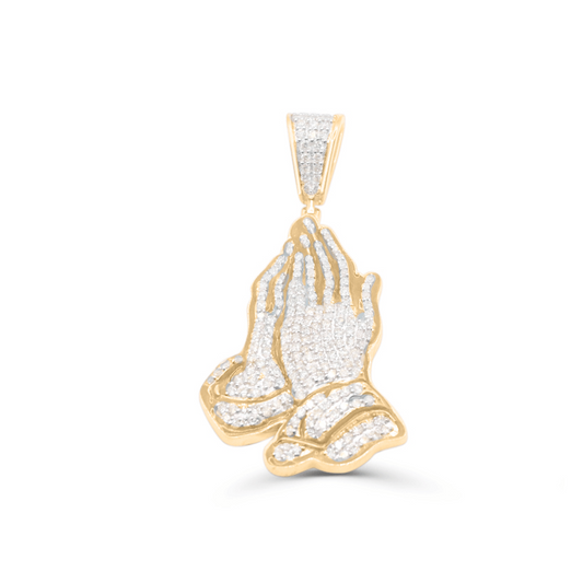 10K Gold Diamond Pendant 1.50CT