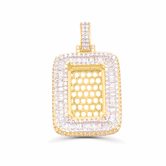 10K Gold Diamond Custom Memory Pendant 4.50CT